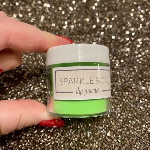 Sparkle & Co. Neon Green Pick Your Poison Nail Dip Powder - Picture 5 of 10